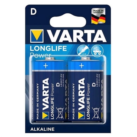Varta 4920 Longlife Power Alkalin D Büyük Boy Pil 2'Li